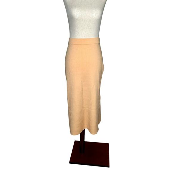 *NWOT Paige Elana Rib Knit Midi Skirt in Light Orange Peel – Sz L - Picture 5 of 6